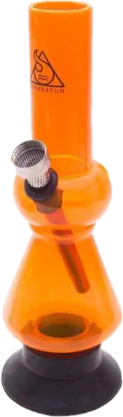 Bong de acrílico Squadafum pequeno 9003 laranja
