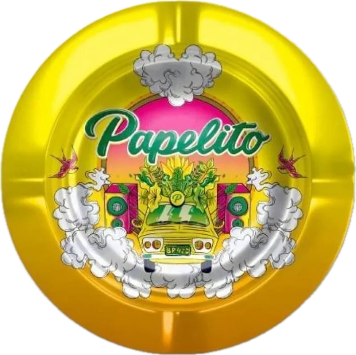 Cinzeiro Papelito Brasília Amarela