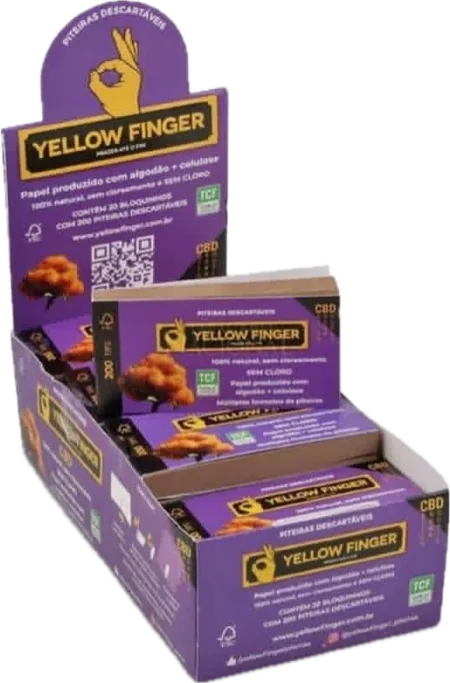 Piteira Yellow Finger 184 un.