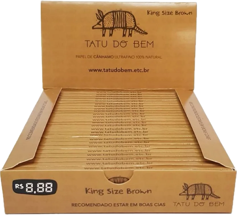 Seda Tatu do Bem King Size Brown Slim